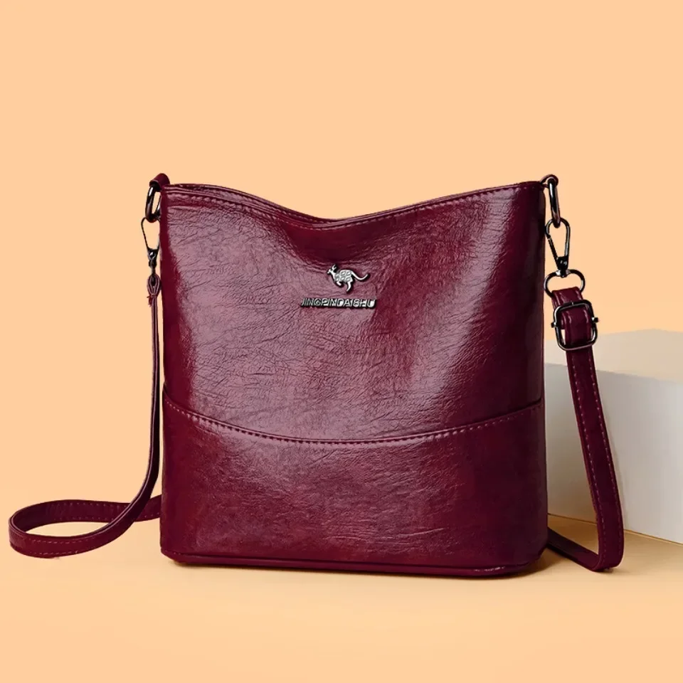 Interior Design Japan - Tas Selempang Kulit PU Lembut untuk
