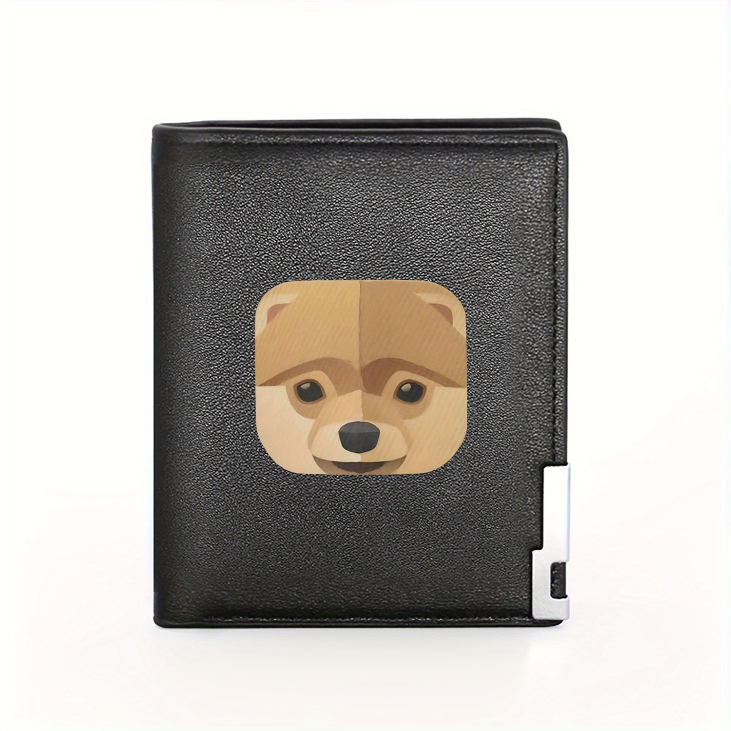 Interior Design Graphic Standards - Dompet Pria Desain Wajah Anjing Pomeranian