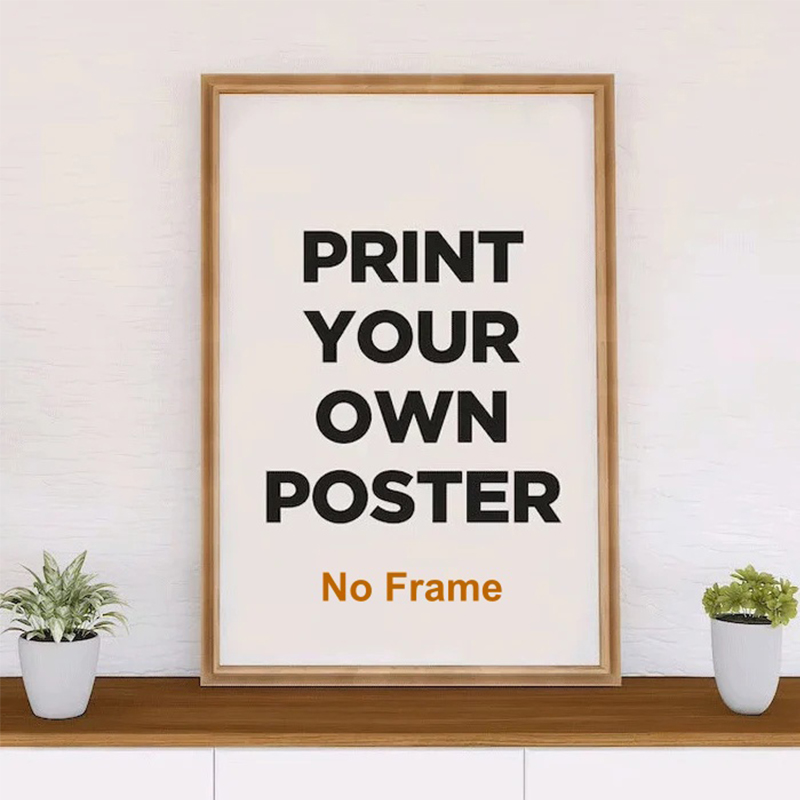 Interior Design Living Room - 1pc Poster Potret Lanskap Kustom Cetak