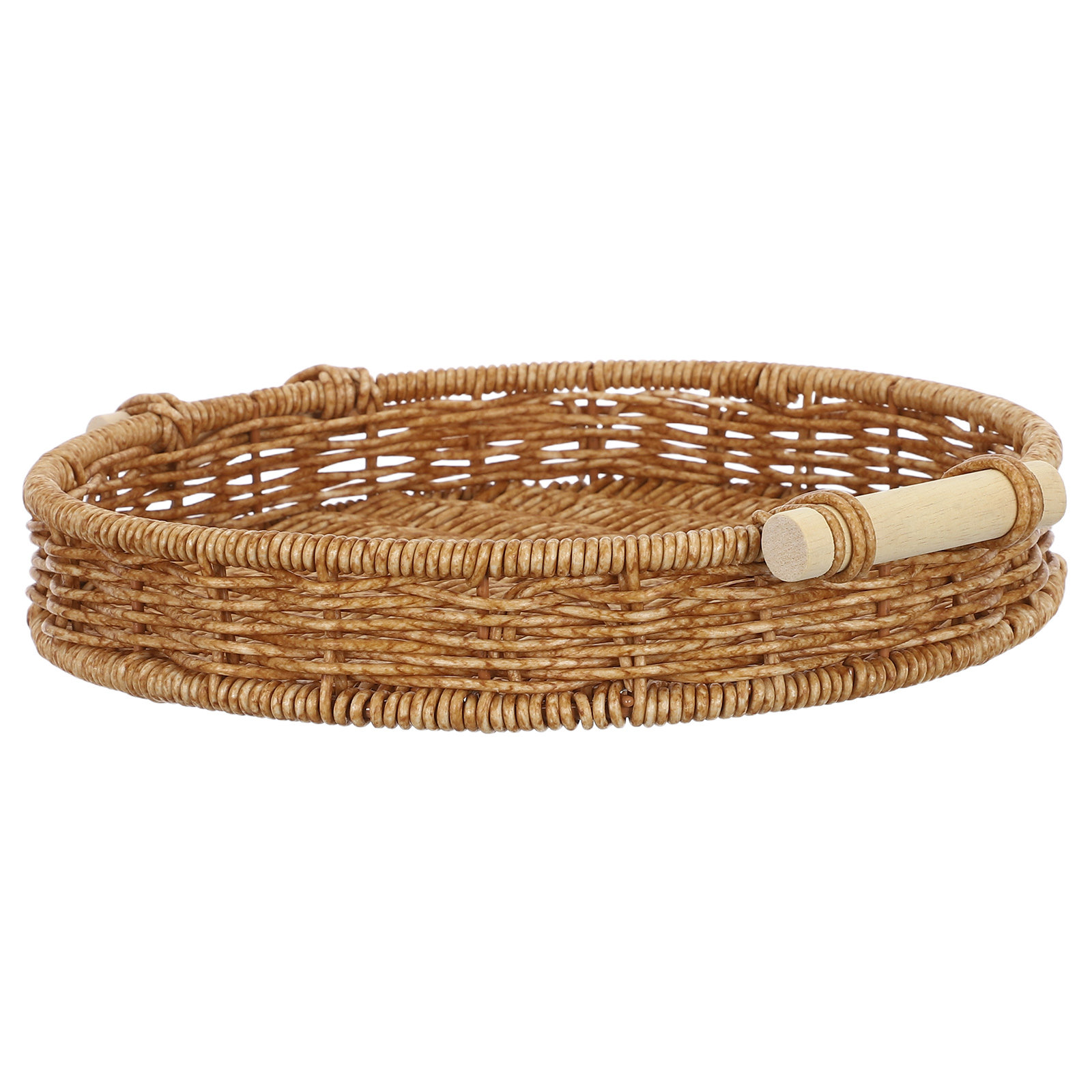 Keranjang Roti Rotan Imitasi,  - Rattan Tray Handle ulasan dan harga