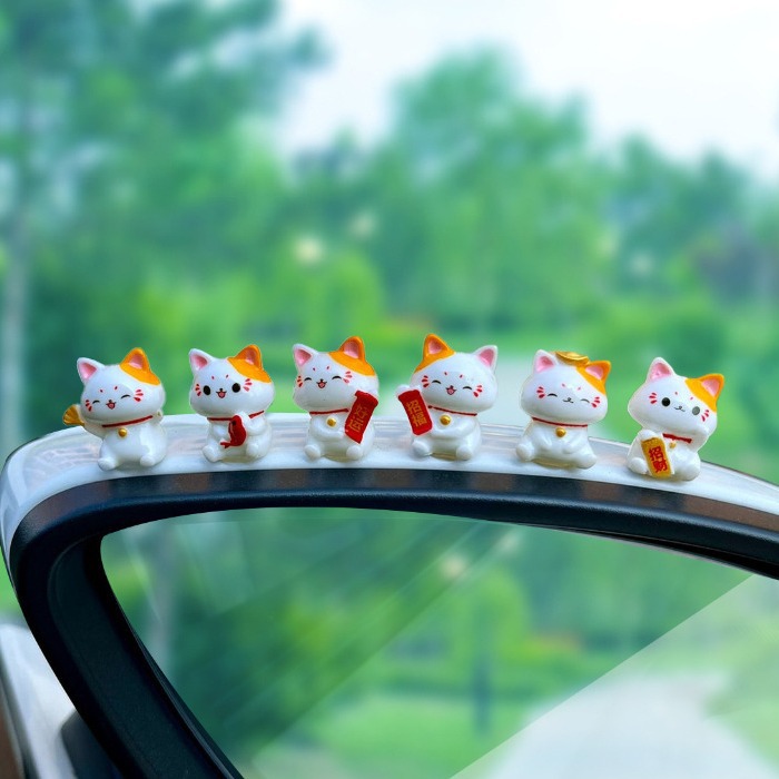 Ornamen kucing keberuntungan J - Interior Design Japan ulasan dan harga