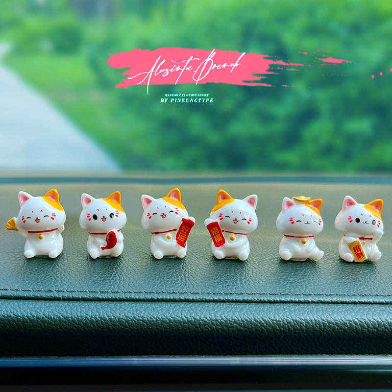 Ornamen kucing keberuntungan J - Interior Design Japan ulasan dan harga