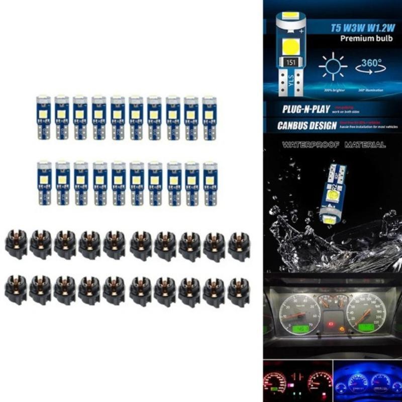 10 Buah Bohlam Led T5 Canbus W - Interior Design Icon ulasan dan harga