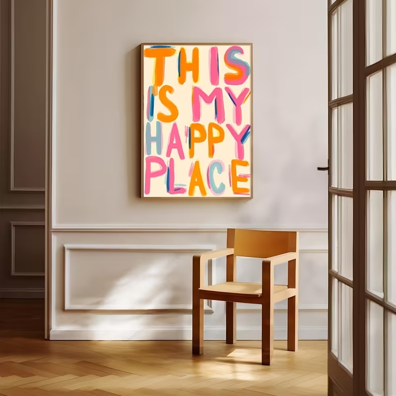 Modern This Is My Happy Place  - Interior Design Living Room ulasan dan harga