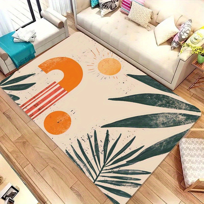 Karpet Lantai Desain Kontras M - Interior Design Monochrome ulasan dan harga