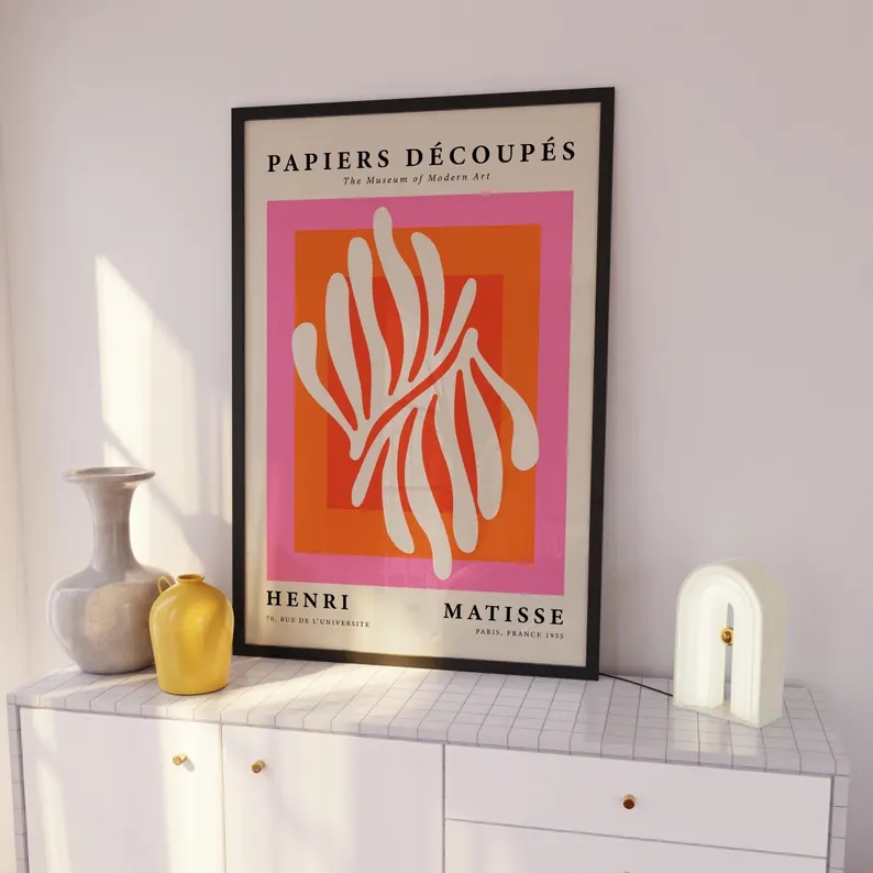 3 Buah Gambar Poster Lukisan K - Interior Design Living Room ulasan dan harga