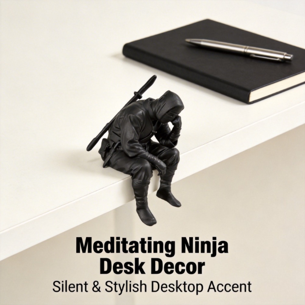 Patung Ninja Jepang Duduk 3D D - Interior Design Japan ulasan dan harga