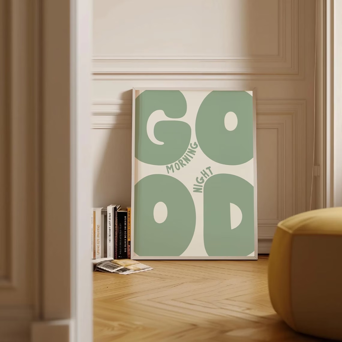 Modern Green Good Morning Good - Interior Design Living Room ulasan dan harga