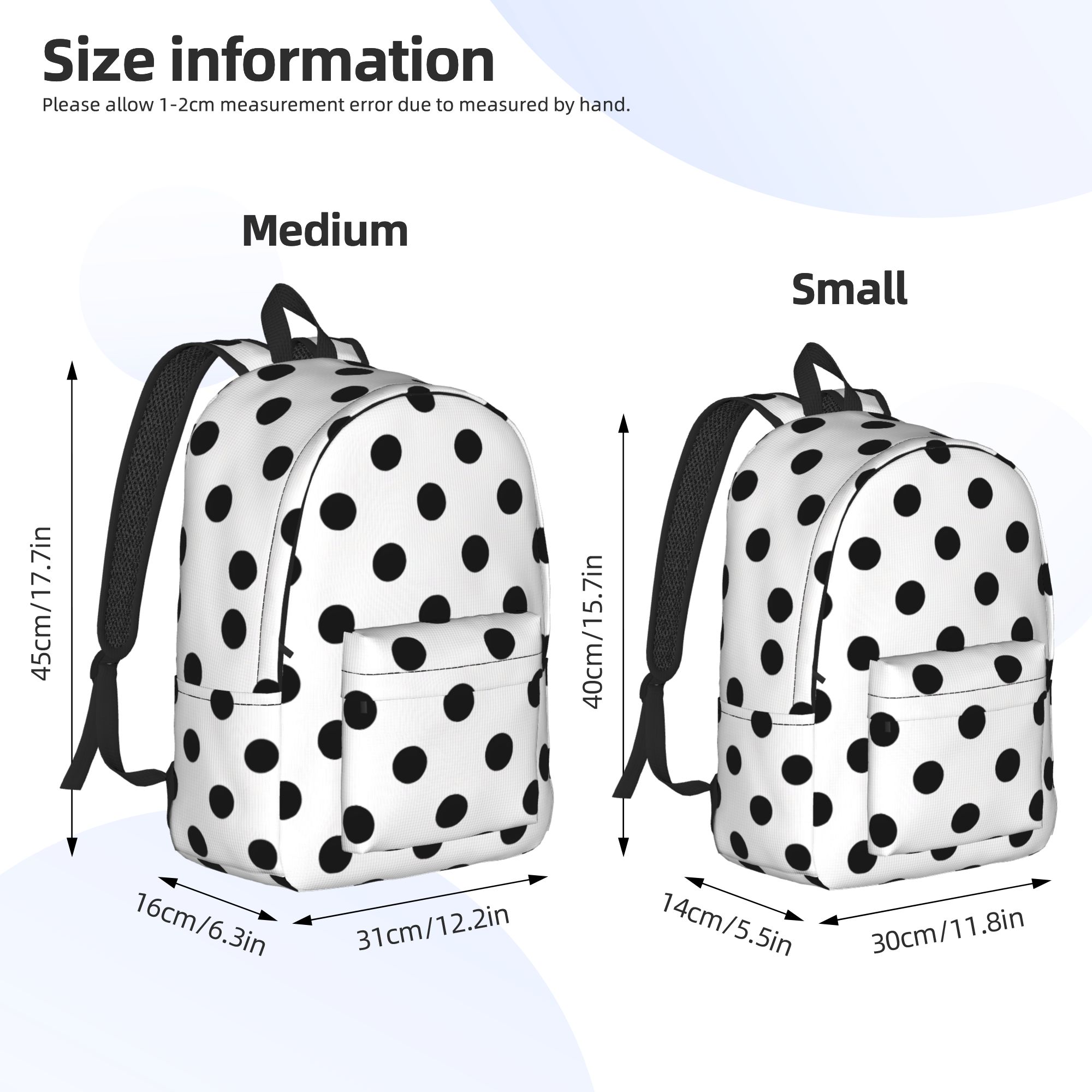 Ransel Polka Dot Monokrom Tas  - Interior Design Monochrome ulasan dan harga