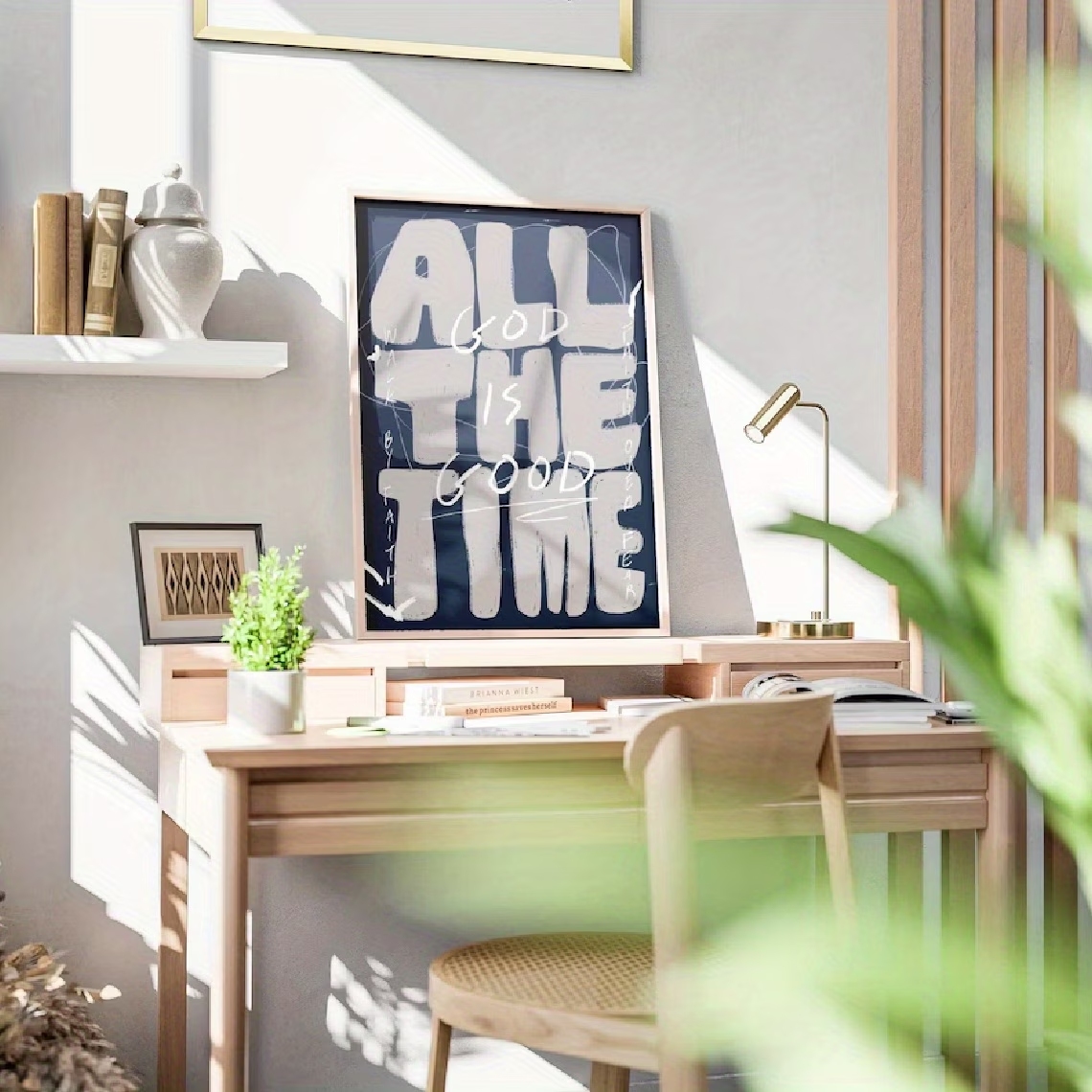 Tuhan Selalu Baik Inspiratif K - Interior Design Living Room ulasan dan harga