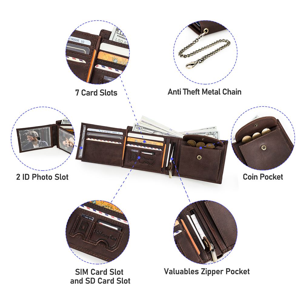Hiram Dompet Pria Kulit Asli D - Interior Design Portfolio ulasan dan harga